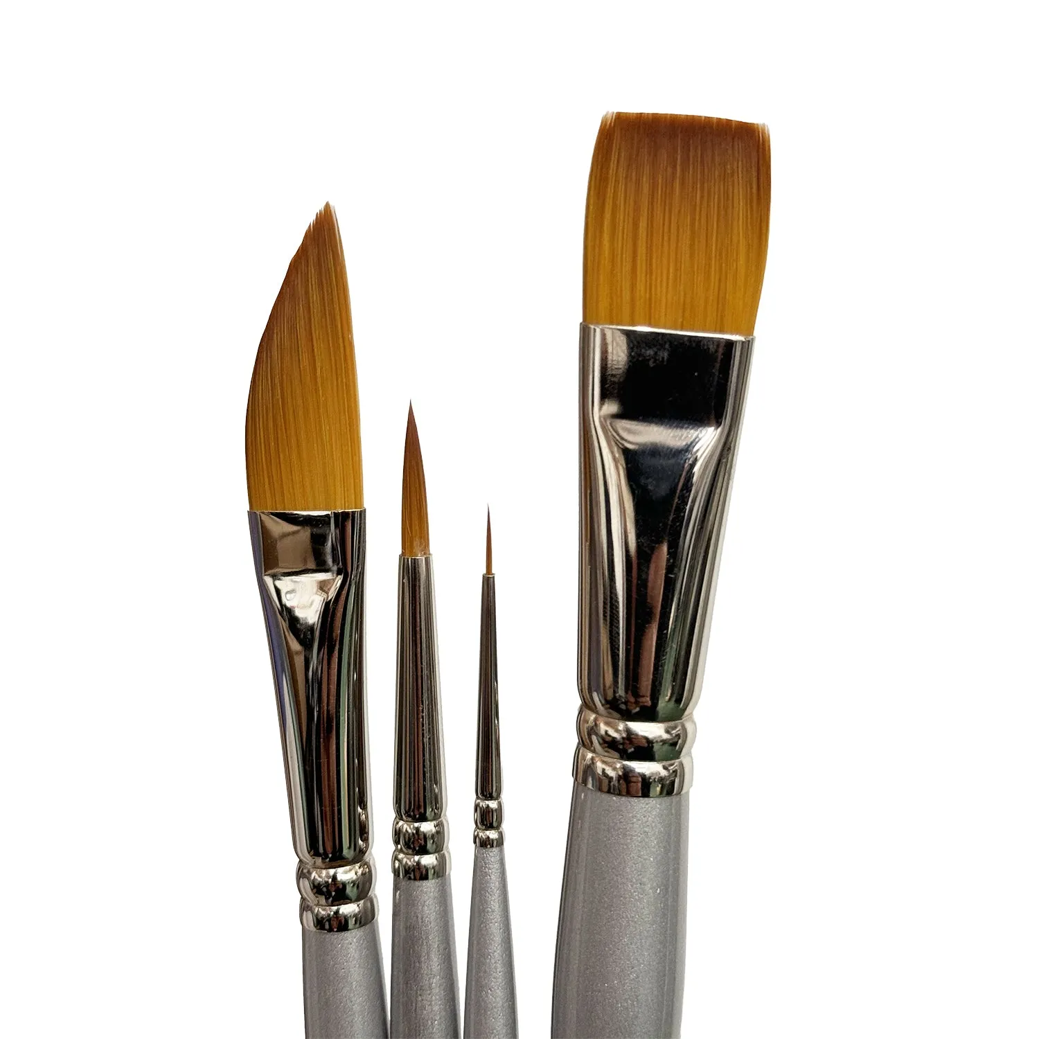 Trekell MIDZ Watercolor Starter Brush Set - Synthetic Artist Brushes for Watercolor