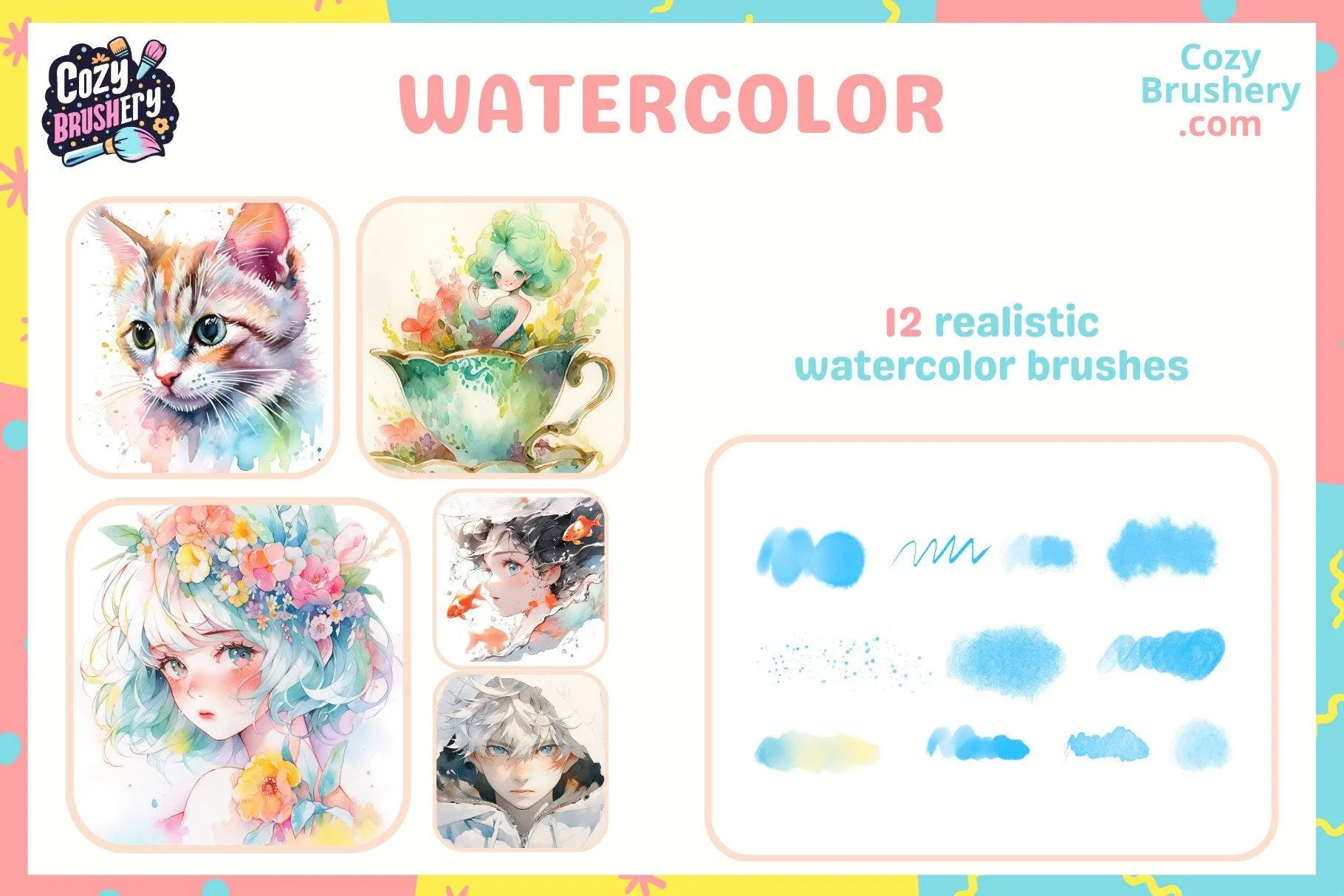 Ultimate Perfect Painter Procreate Brush Set - Oil, Chalk, Crayon, Nature, Pencil, Watercolor, Lineart