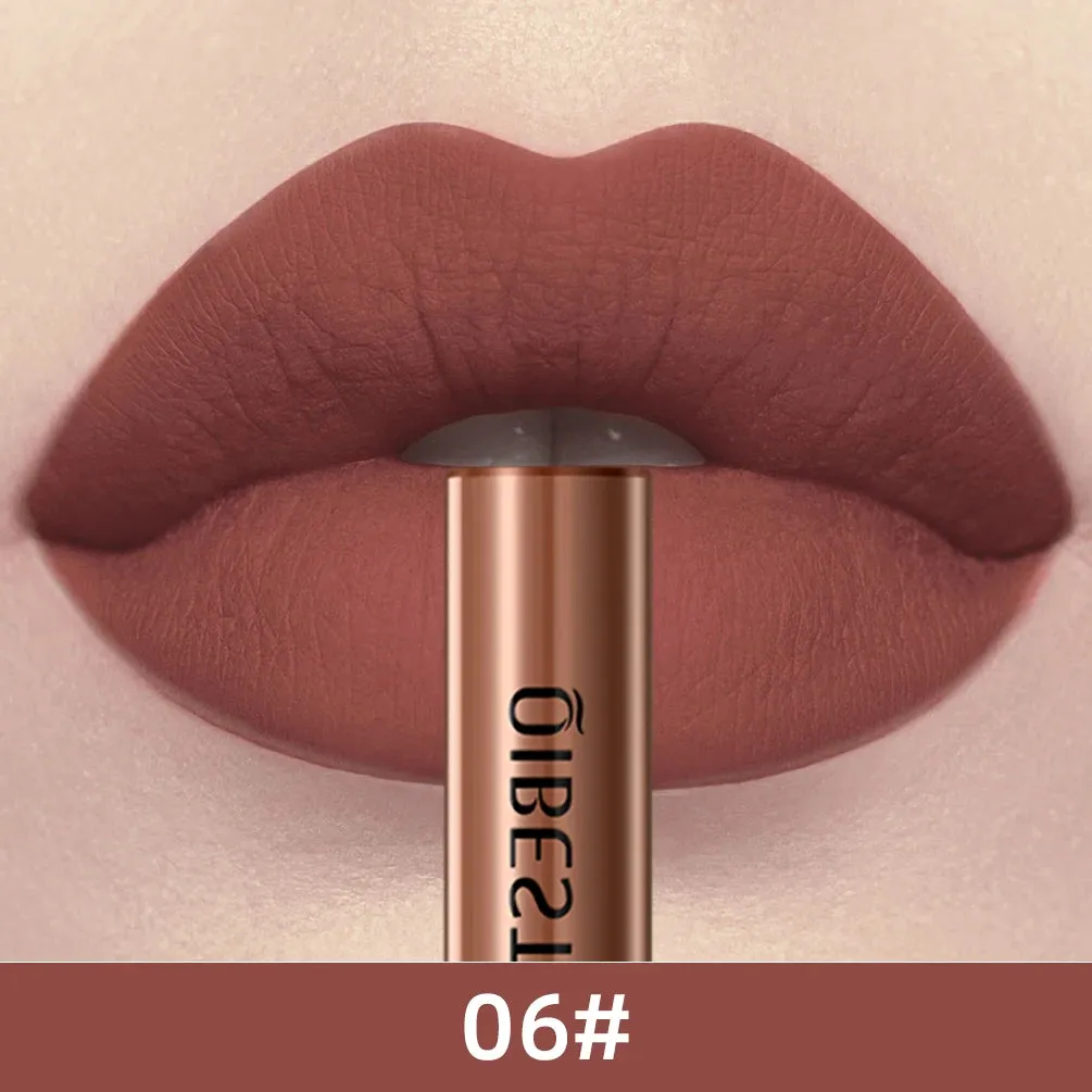 Velvet Mate Nude Red Tint Tube Lipsticks - Waterproof Makeup, Long-Lasting Matte Liquid Lipsticks, Lipgloss Cosmetics - Perfect Gift for Women