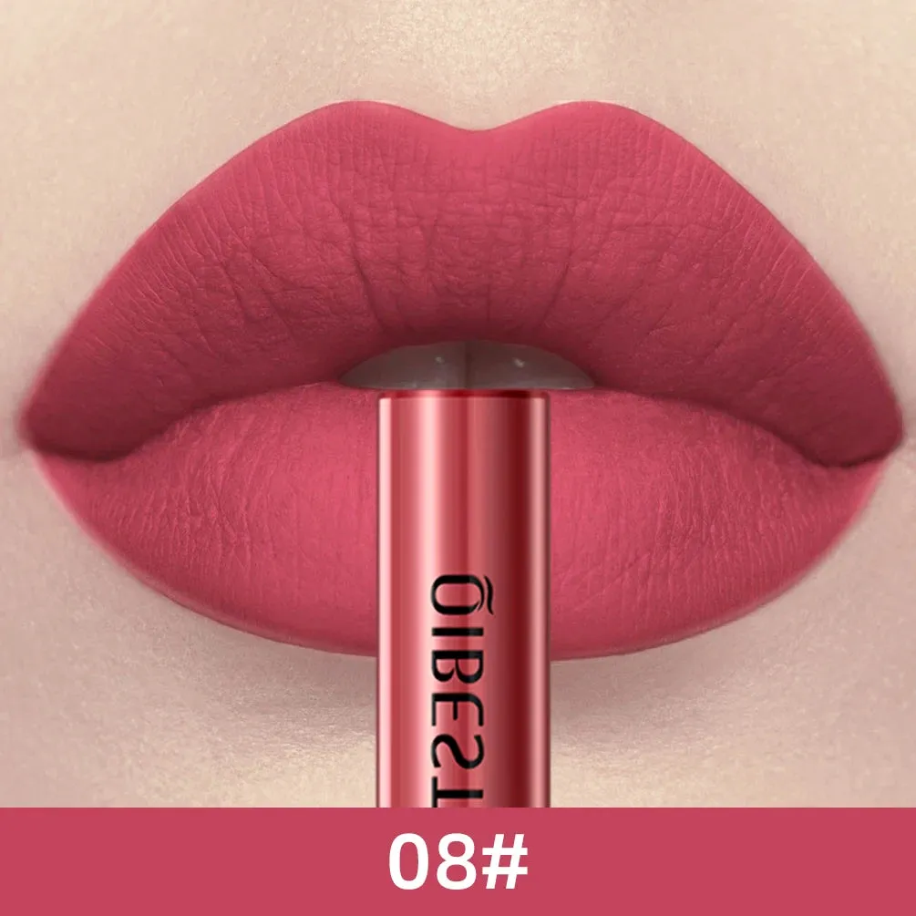 Velvet Mate Nude Red Tint Tube Lipsticks - Waterproof Makeup, Long-Lasting Matte Liquid Lipsticks, Lipgloss Cosmetics - Perfect Gift for Women