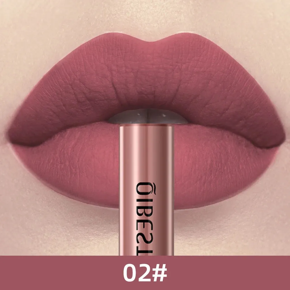 Velvet Mate Nude Red Tint Tube Lipsticks - Waterproof Makeup, Long-Lasting Matte Liquid Lipsticks, Lipgloss Cosmetics - Perfect Gift for Women