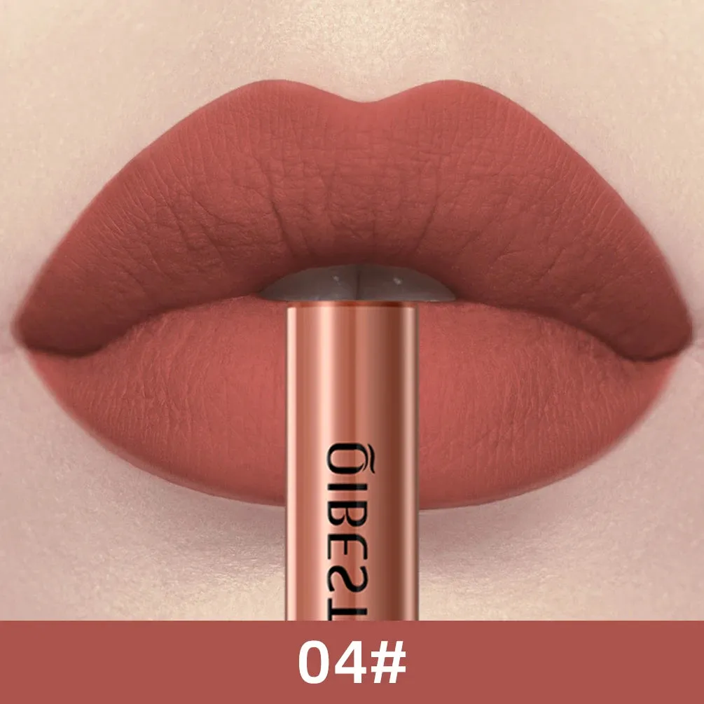 Velvet Mate Nude Red Tint Tube Lipsticks - Waterproof Makeup, Long-Lasting Matte Liquid Lipsticks, Lipgloss Cosmetics - Perfect Gift for Women
