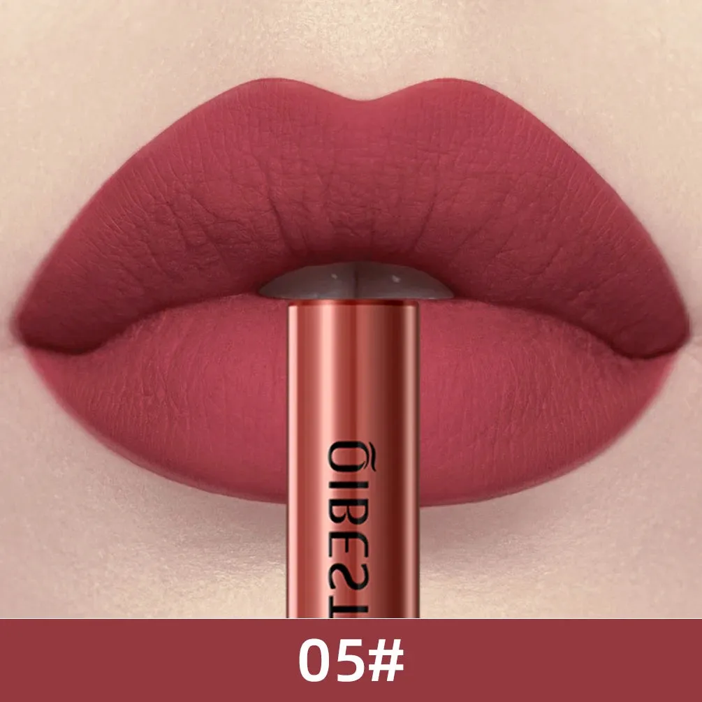 Velvet Mate Nude Red Tint Tube Lipsticks - Waterproof Makeup, Long-Lasting Matte Liquid Lipsticks, Lipgloss Cosmetics - Perfect Gift for Women