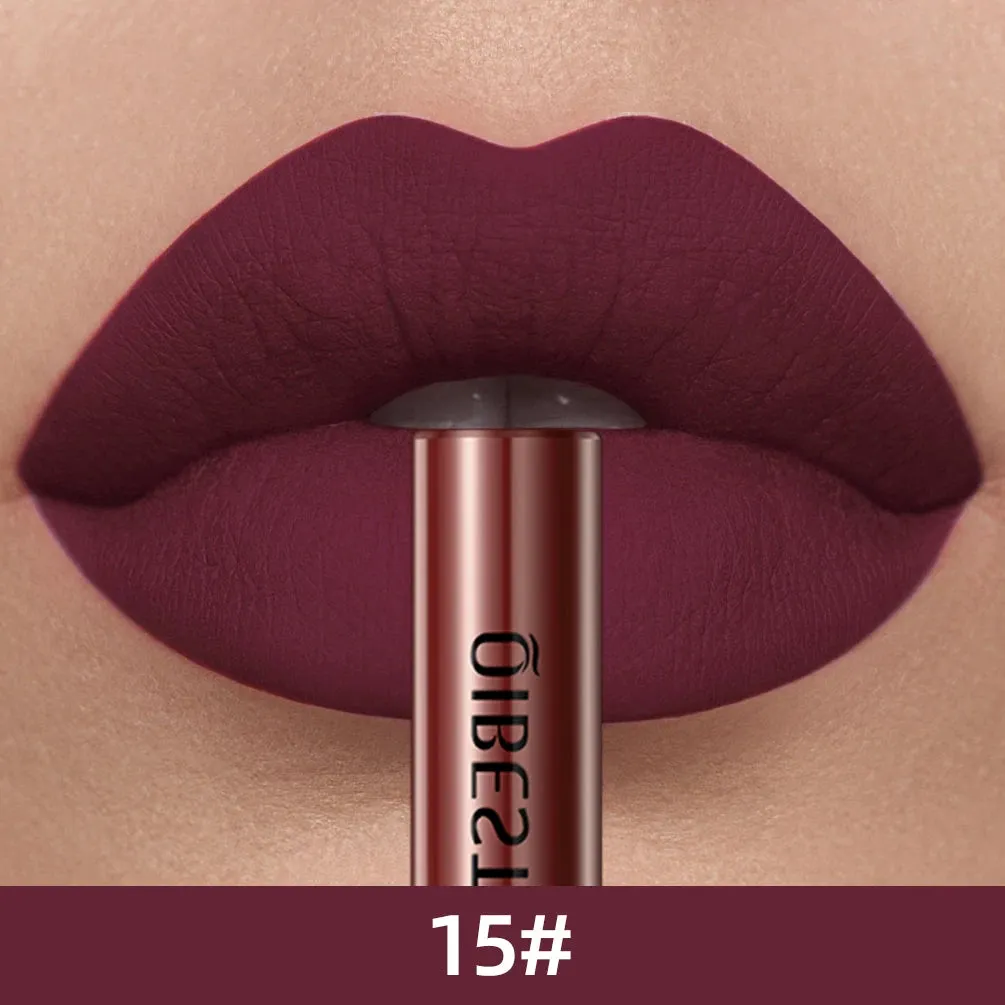 Velvet Mate Nude Red Tint Tube Lipsticks - Waterproof Makeup, Long-Lasting Matte Liquid Lipsticks, Lipgloss Cosmetics - Perfect Gift for Women