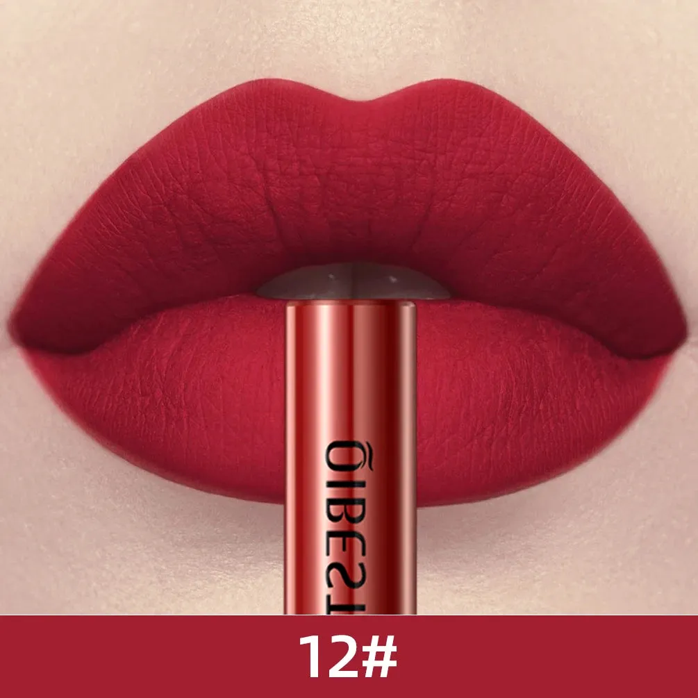 Velvet Mate Nude Red Tint Tube Lipsticks - Waterproof Makeup, Long-Lasting Matte Liquid Lipsticks, Lipgloss Cosmetics - Perfect Gift for Women