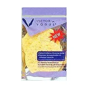 VICTORIA VOGUE - Natural Cellulose Cleansing Sponges - 2 Pack